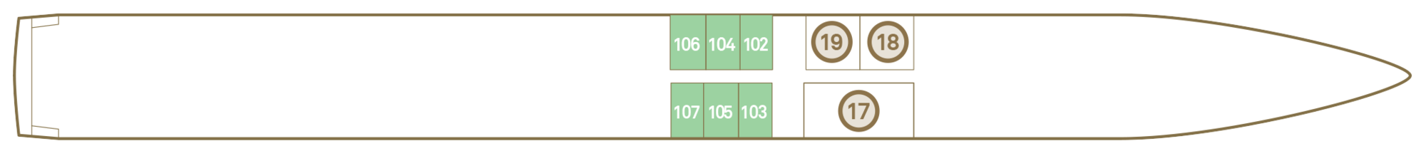 Jewel Deck plan